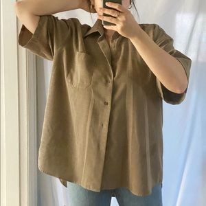 Vintage Oversized Button Down Shirt XL